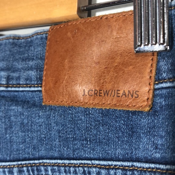 J. CREW | Vintage Straight Button Fly Raw Hem Denim Blue Jeans size 29 - Picture 13 of 14